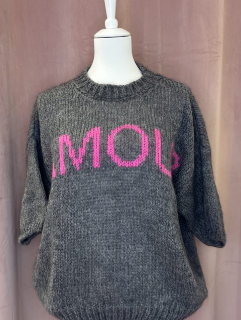 Noella Kurzarm Strick "Amour"